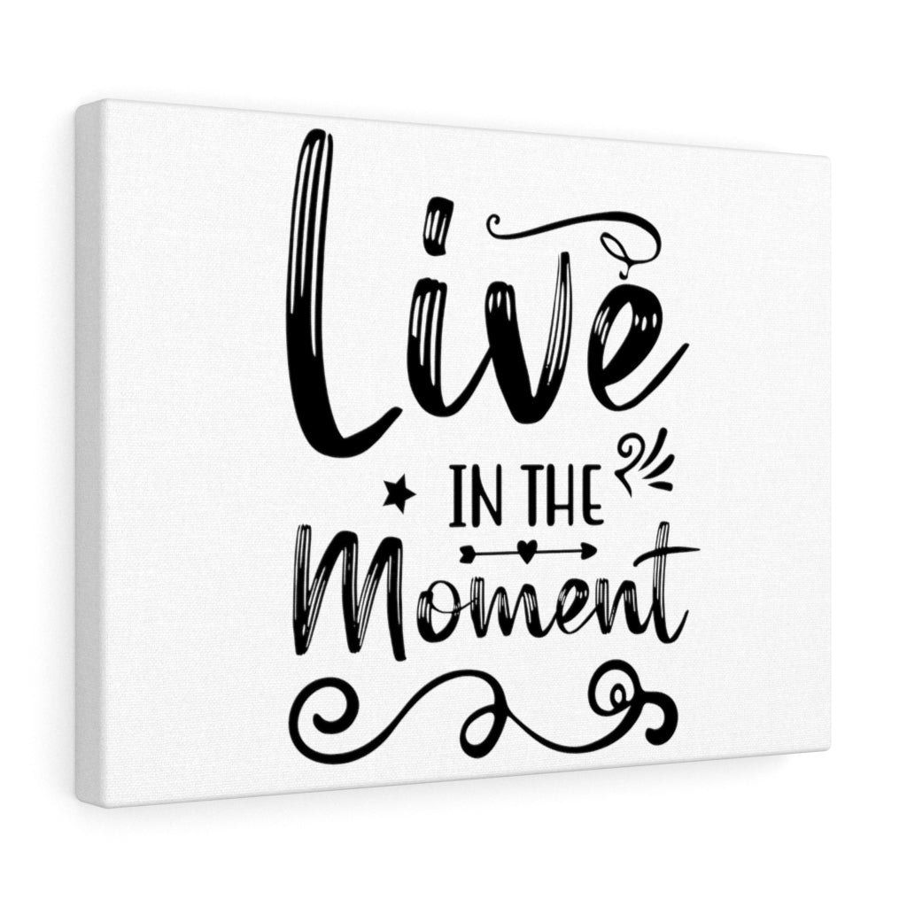 Scripture Walls Inspirational Wall Art Live In The Moment Wall Art Motivation Wall Decor for Home Office Gym Inspiring Success Quote Print Ready to Hang Unframed-Express Your Love Gifts