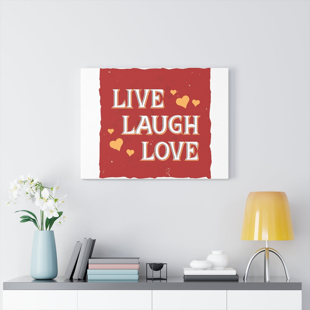 Scripture Walls Inspirational Wall Art Live Laugh Love Wall Art Motivational Motto Inspiring Prints Artwork Decor Ready to Hang Unframed-Express Your Love Gifts