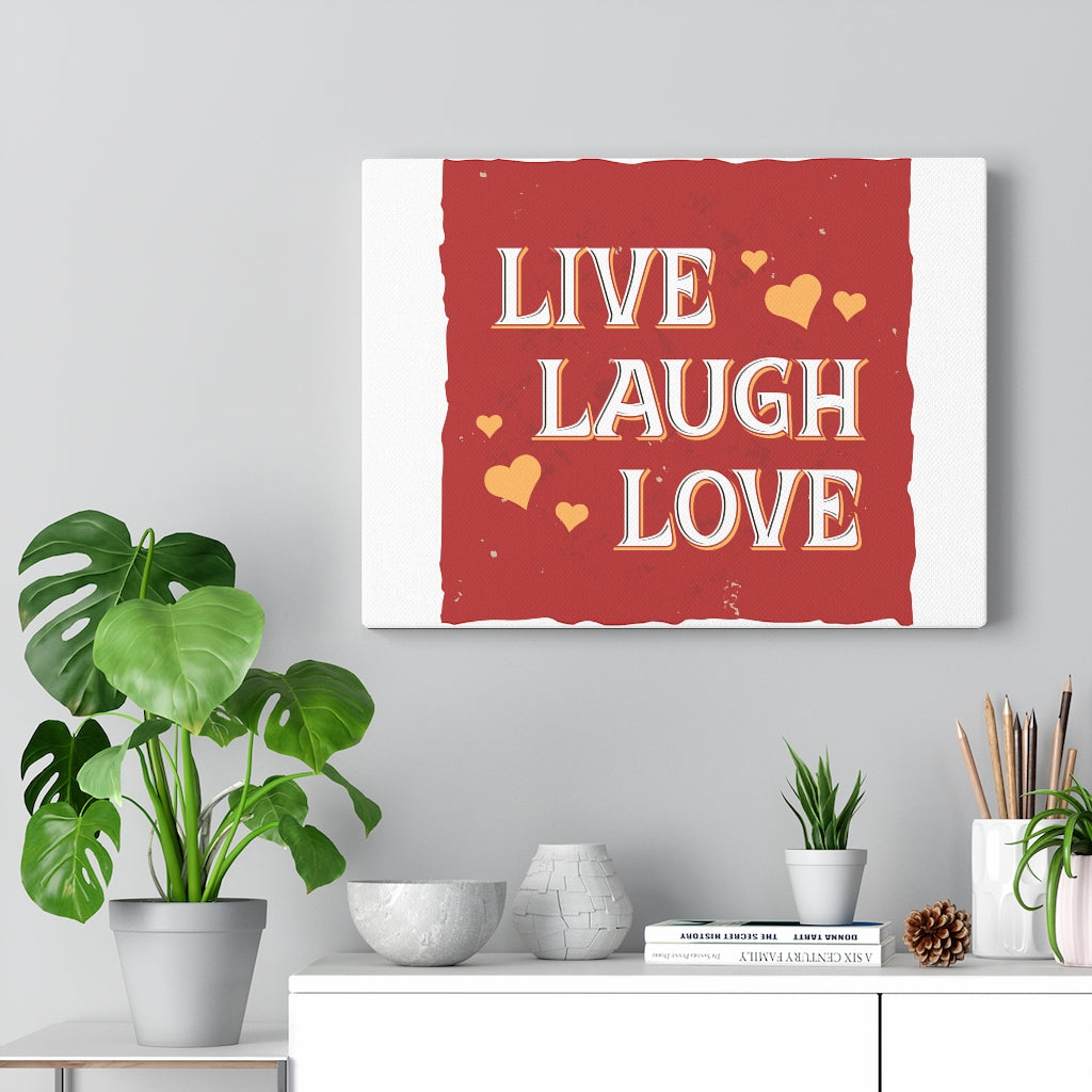 Scripture Walls Inspirational Wall Art Live Laugh Love Wall Art Motivational Motto Inspiring Prints Artwork Decor Ready to Hang Unframed-Express Your Love Gifts