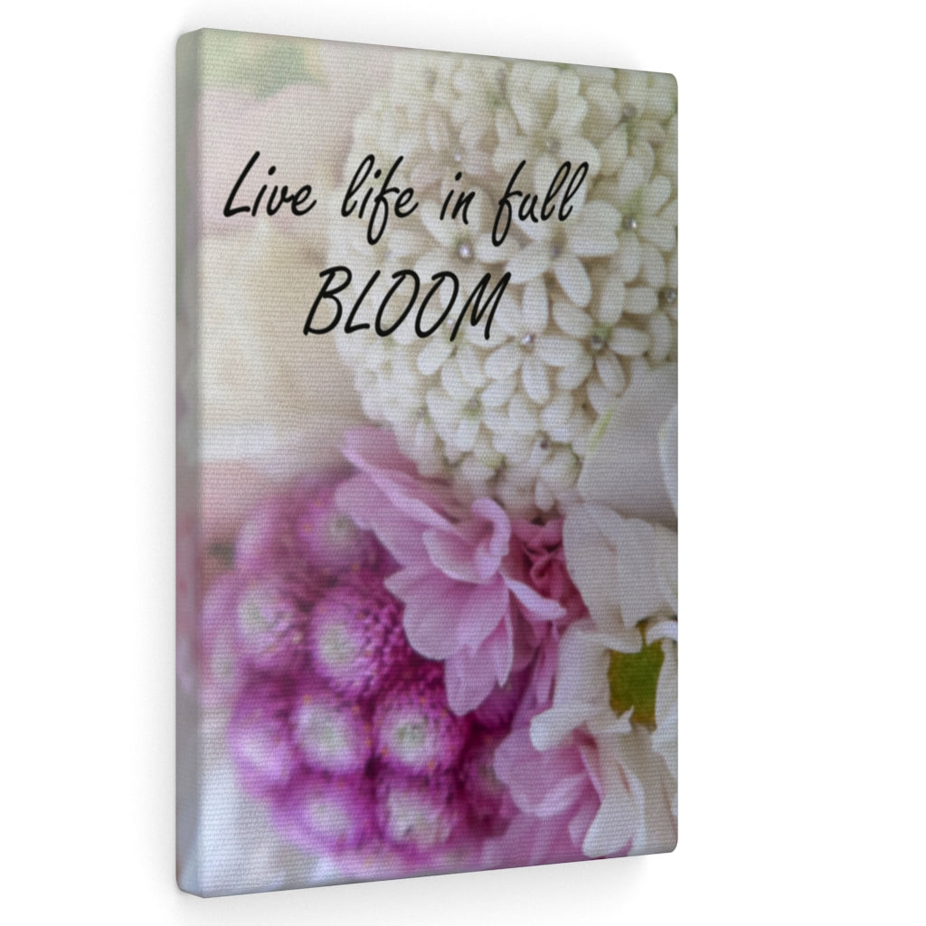 Scripture Walls Inspirational Wall Art Live Life In Full Bloom Motivational Print Ready to Hang Artwork Unframed-Express Your Love Gifts