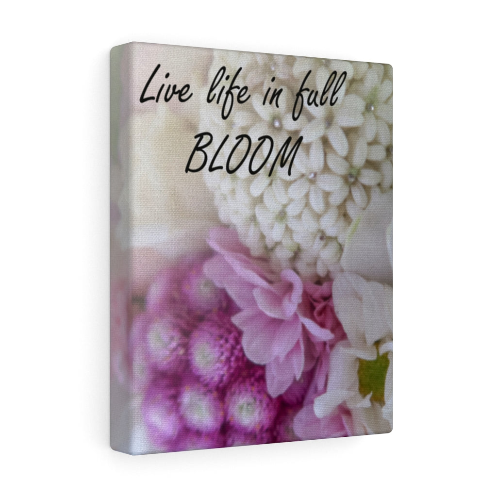 Scripture Walls Inspirational Wall Art Live Life In Full Bloom Motivational Print Ready to Hang Artwork Unframed-Express Your Love Gifts