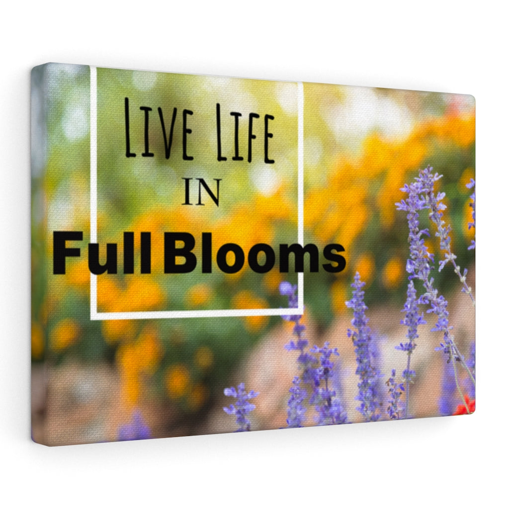 Scripture Walls Inspirational Wall Art Live Life In Full Blooms Motivational Print Ready to Hang Artwork Unframed-Express Your Love Gifts