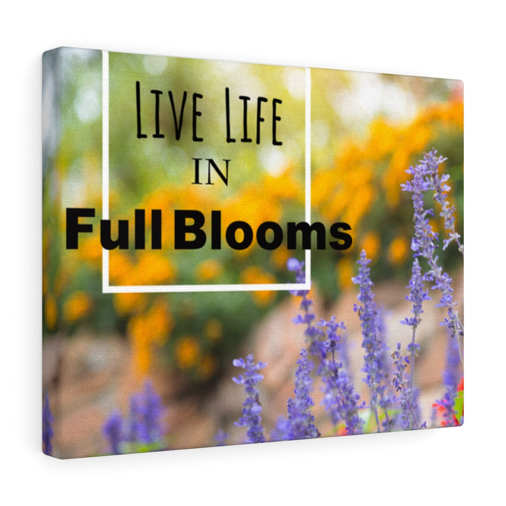 Scripture Walls Inspirational Wall Art Live Life In Full Blooms Motivational Print Ready to Hang Artwork Unframed-Express Your Love Gifts