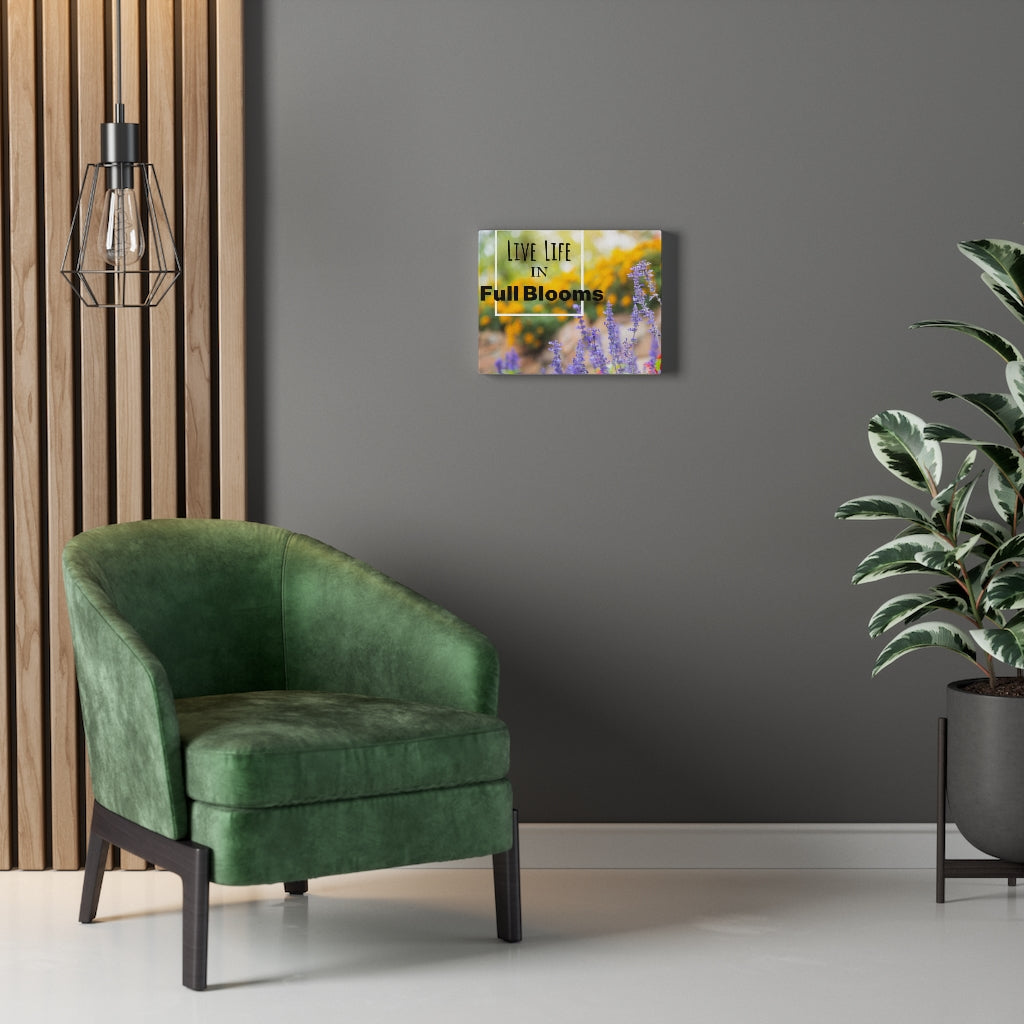 Scripture Walls Inspirational Wall Art Live Life In Full Blooms Motivational Print Ready to Hang Artwork Unframed-Express Your Love Gifts