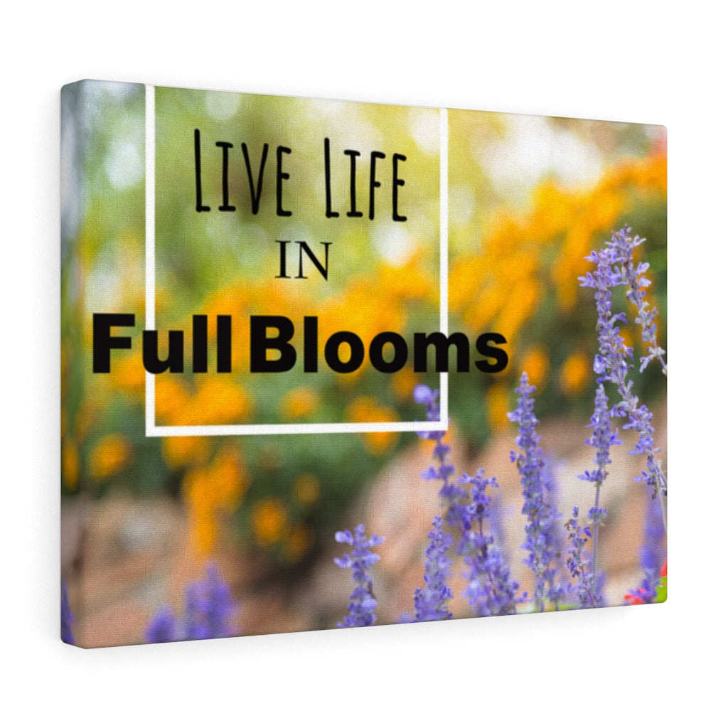 Scripture Walls Inspirational Wall Art Live Life In Full Blooms Motivational Print Ready to Hang Artwork Unframed-Express Your Love Gifts