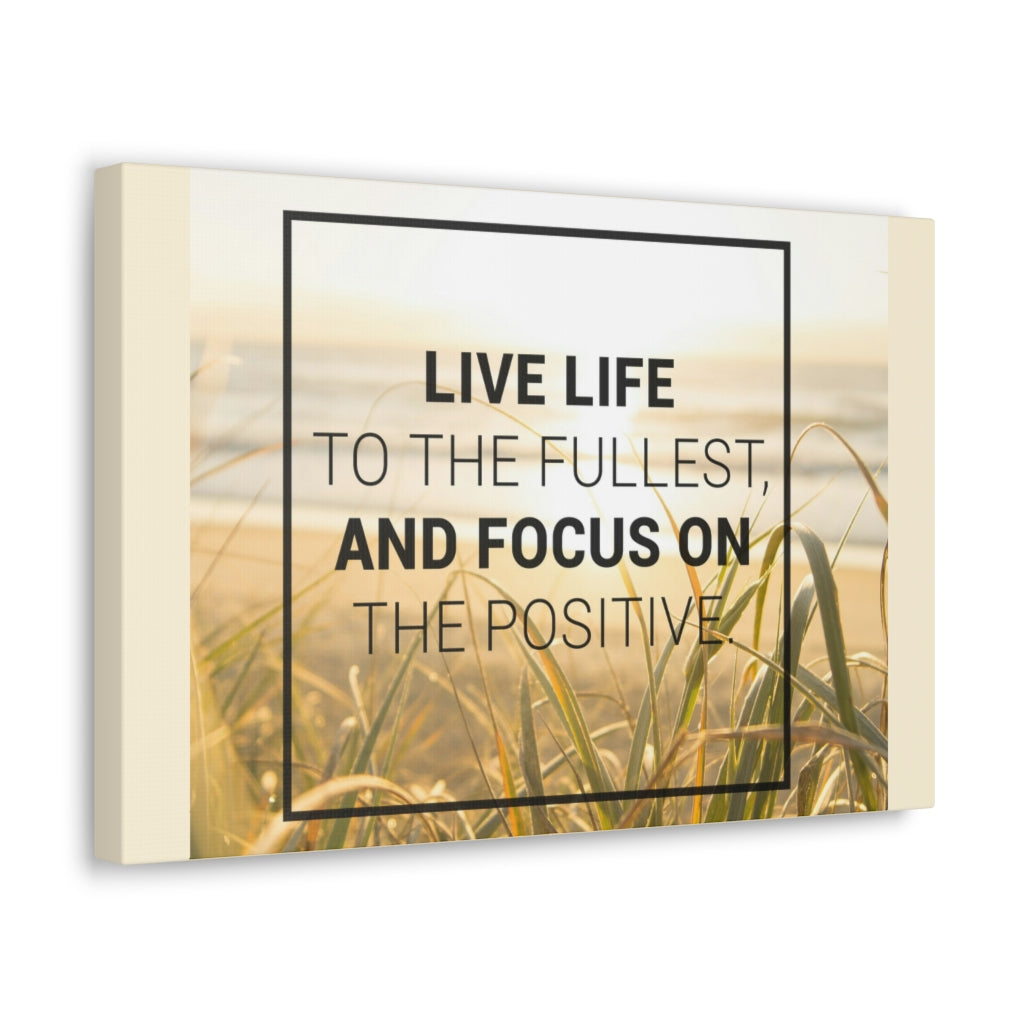 Scripture Walls Inspirational Wall Art Live Life To The Fullest Motivation Wall Decor for Home Office Gym Inspiring Success Quote Print Ready to Hang Unframed-Express Your Love Gifts