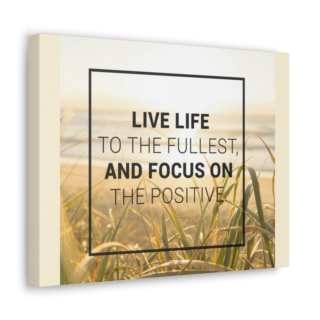 Scripture Walls Inspirational Wall Art Live Life To The Fullest Motivation Wall Decor for Home Office Gym Inspiring Success Quote Print Ready to Hang Unframed-Express Your Love Gifts