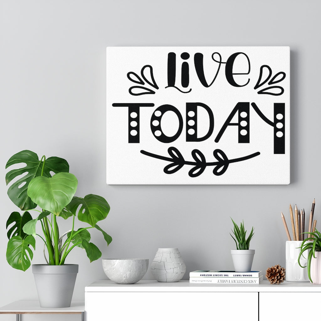 Scripture Walls Inspirational Wall Art Live Today Wall Art Motivation Wall Decor for Home Office Gym Inspiring Success Quote Print Ready to Hang Unframed-Express Your Love Gifts