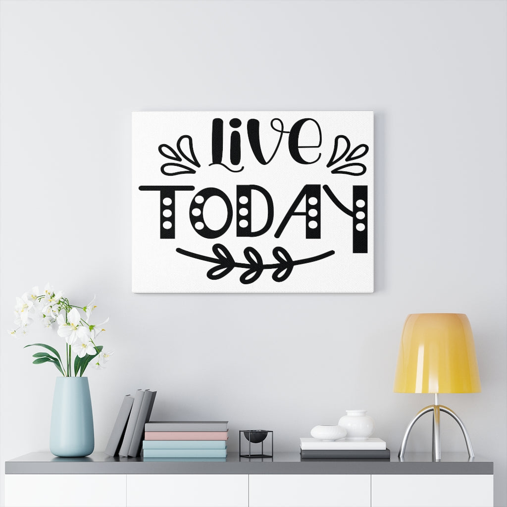Scripture Walls Inspirational Wall Art Live Today Wall Art Motivation Wall Decor for Home Office Gym Inspiring Success Quote Print Ready to Hang Unframed-Express Your Love Gifts