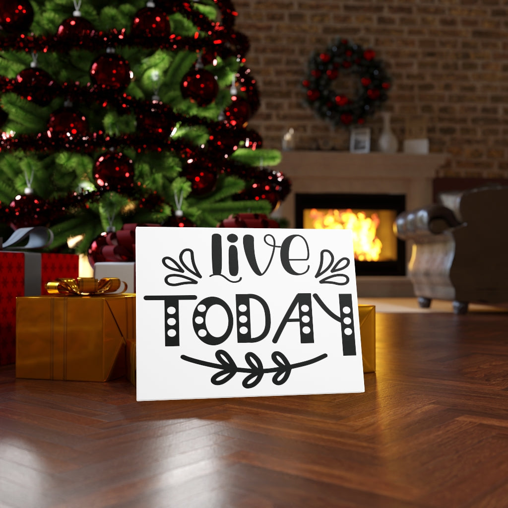 Scripture Walls Inspirational Wall Art Live Today Wall Art Motivation Wall Decor for Home Office Gym Inspiring Success Quote Print Ready to Hang Unframed-Express Your Love Gifts