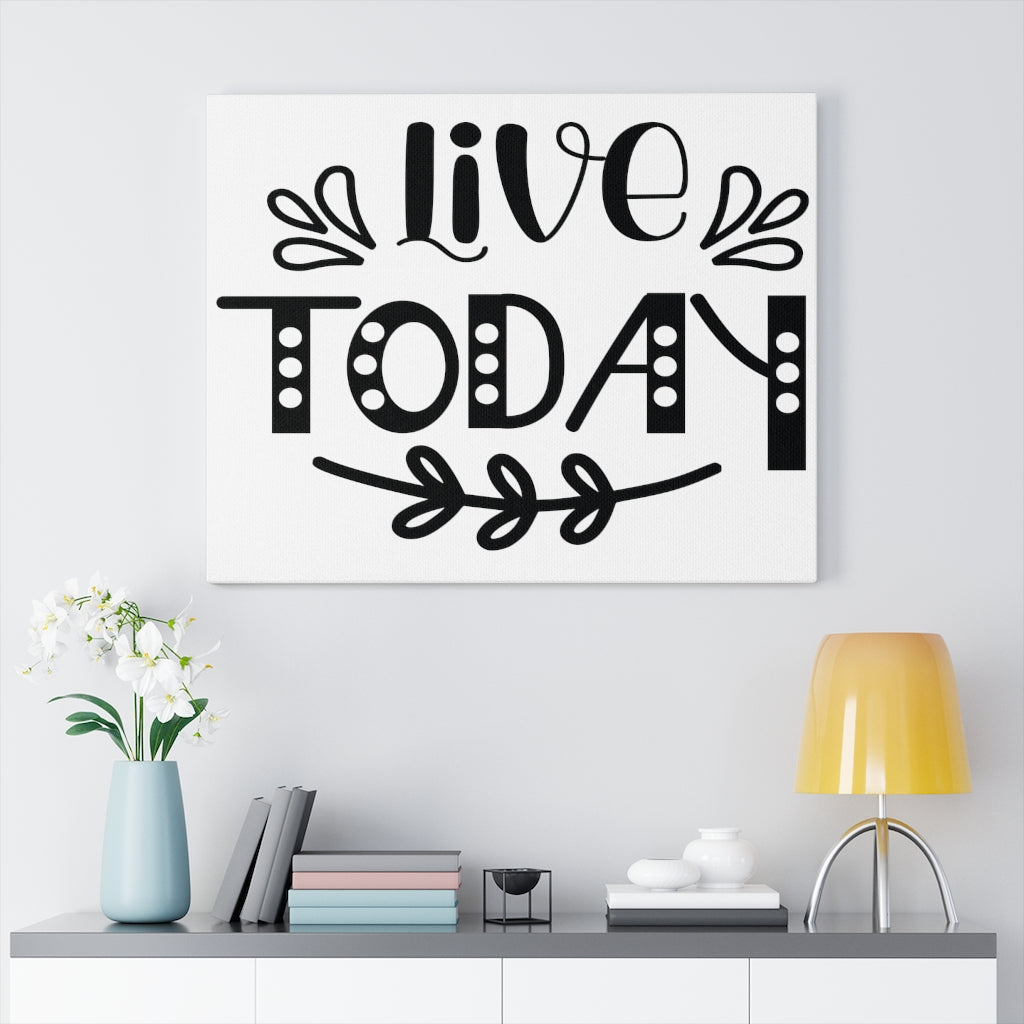 Scripture Walls Inspirational Wall Art Live Today Wall Art Motivation Wall Decor for Home Office Gym Inspiring Success Quote Print Ready to Hang Unframed-Express Your Love Gifts