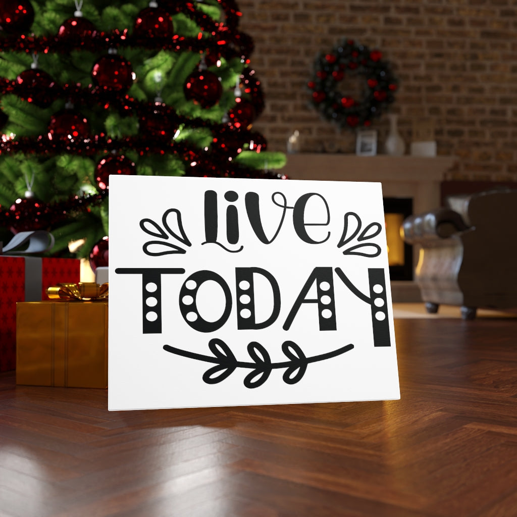 Scripture Walls Inspirational Wall Art Live Today Wall Art Motivation Wall Decor for Home Office Gym Inspiring Success Quote Print Ready to Hang Unframed-Express Your Love Gifts