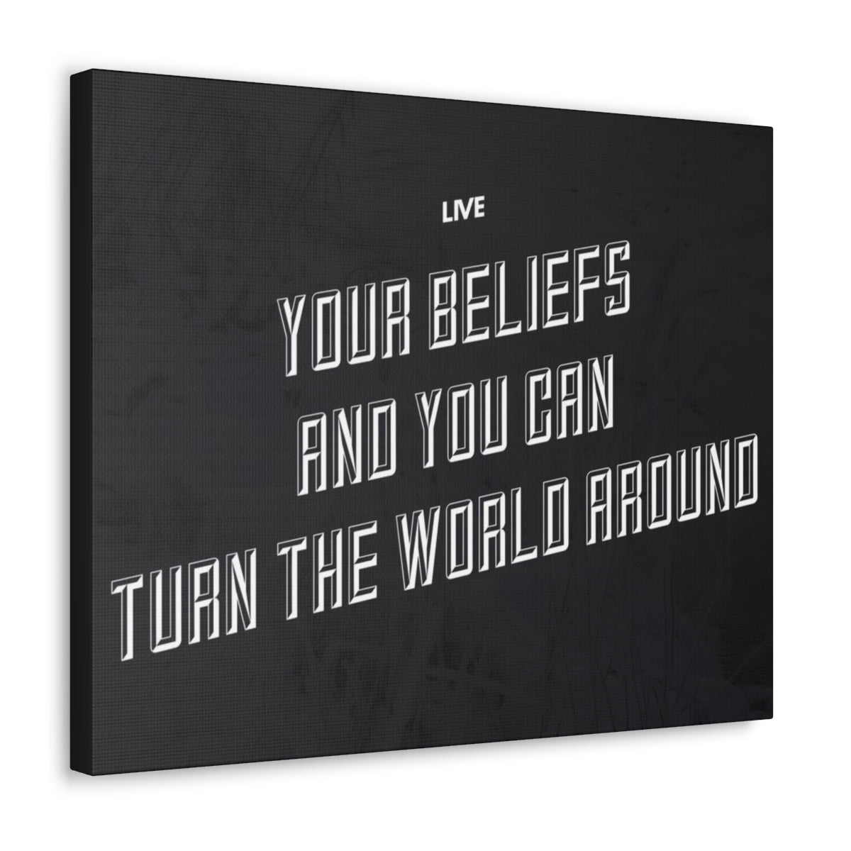 Scripture Walls Inspirational Wall Art Live Your Beliefs Motivation Wall Decor for Home Office Gym Inspiring Success Quote Print Ready to Hang Unframed-Express Your Love Gifts