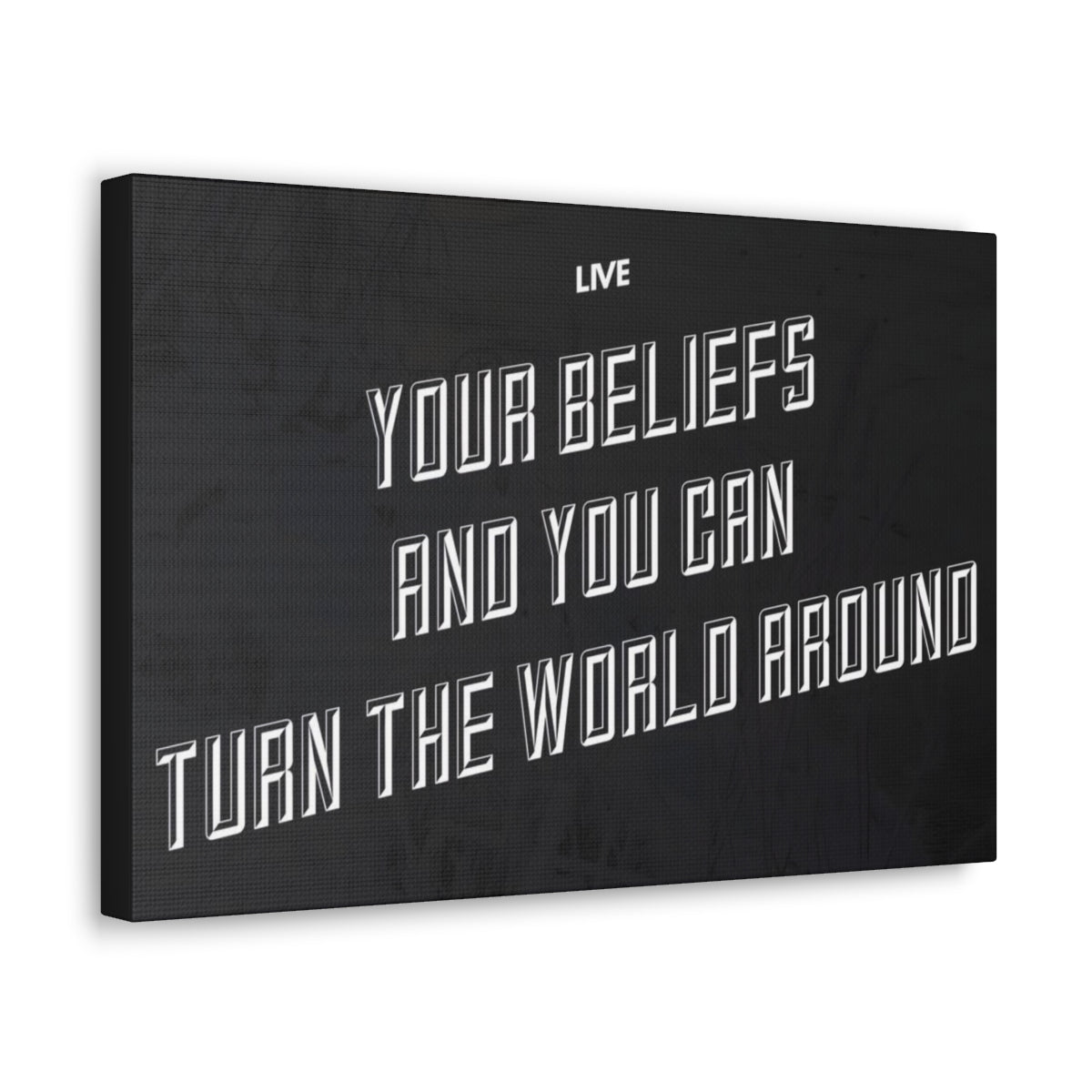 Scripture Walls Inspirational Wall Art Live Your Beliefs Motivation Wall Decor for Home Office Gym Inspiring Success Quote Print Ready to Hang Unframed-Express Your Love Gifts