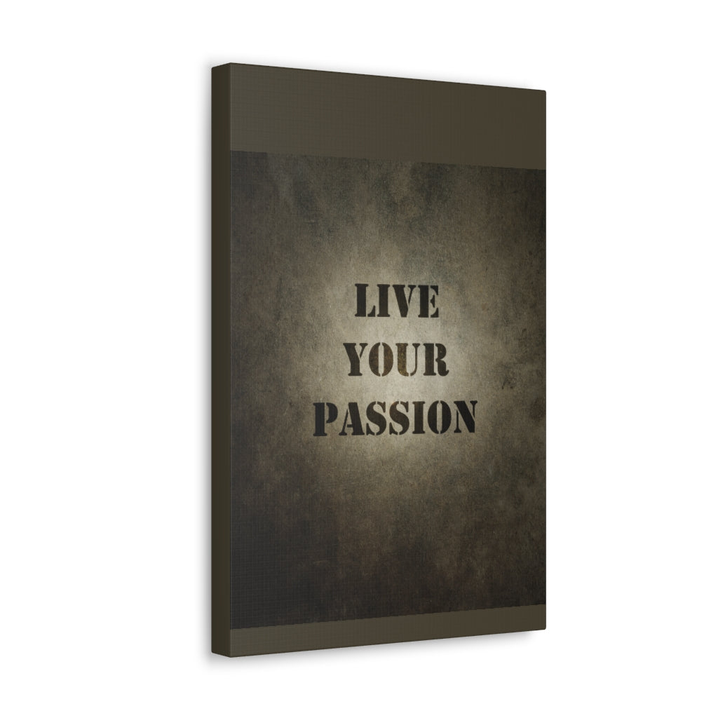 Scripture Walls Inspirational Wall Art Live Your Passion Motivation Wall Decor for Home Office Gym Inspiring Success Quote Print Ready to Hang Unframed-Express Your Love Gifts