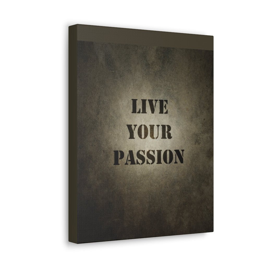 Scripture Walls Inspirational Wall Art Live Your Passion Motivation Wall Decor for Home Office Gym Inspiring Success Quote Print Ready to Hang Unframed-Express Your Love Gifts
