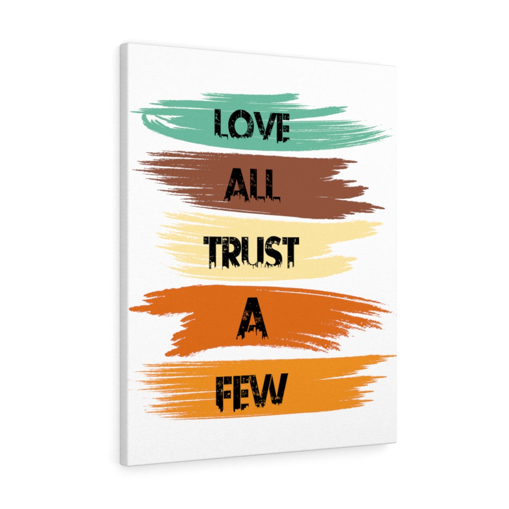 Scripture Walls Inspirational Wall Art Love All Trust A Few Wall Art Motivation Wall Decor for Home Office Gym Inspiring Success Quote Print Ready to Hang Unframed-Express Your Love Gifts