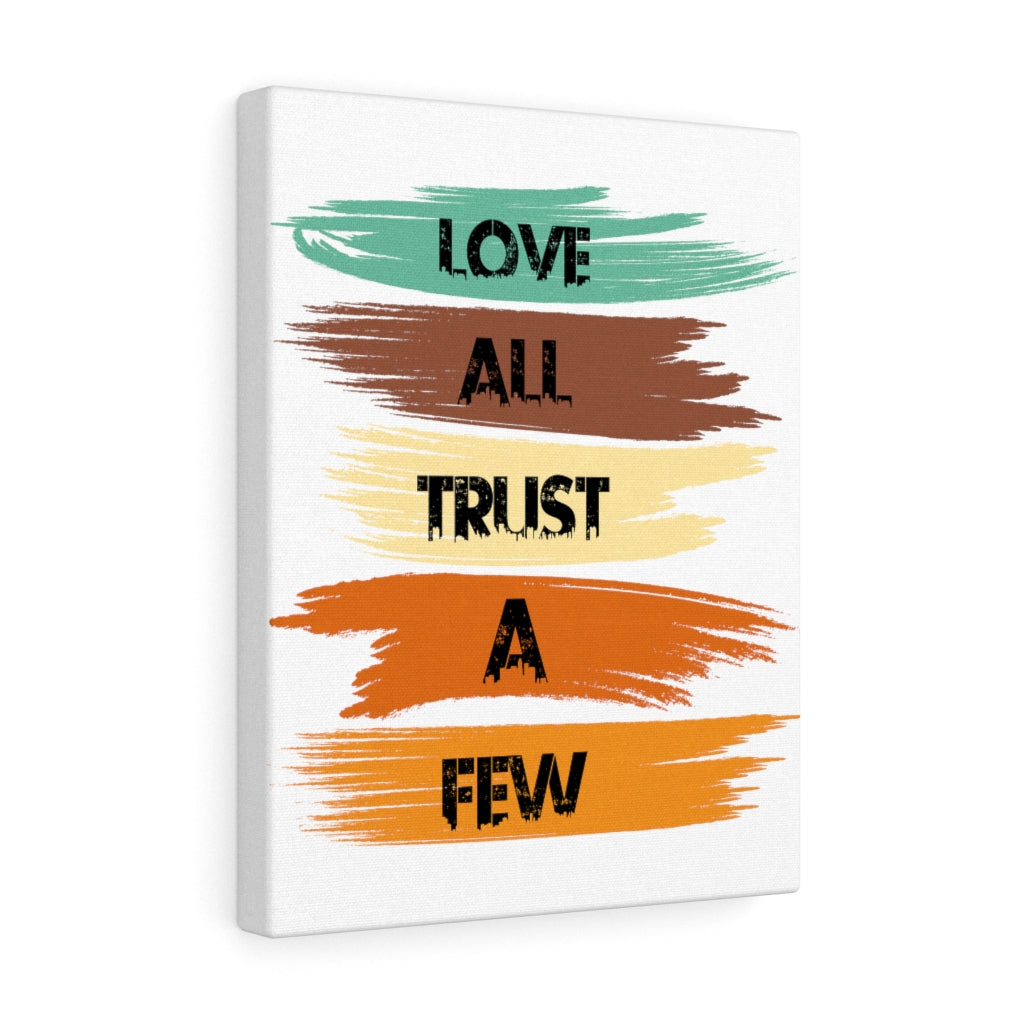 Scripture Walls Inspirational Wall Art Love All Trust A Few Wall Art Motivation Wall Decor for Home Office Gym Inspiring Success Quote Print Ready to Hang Unframed-Express Your Love Gifts