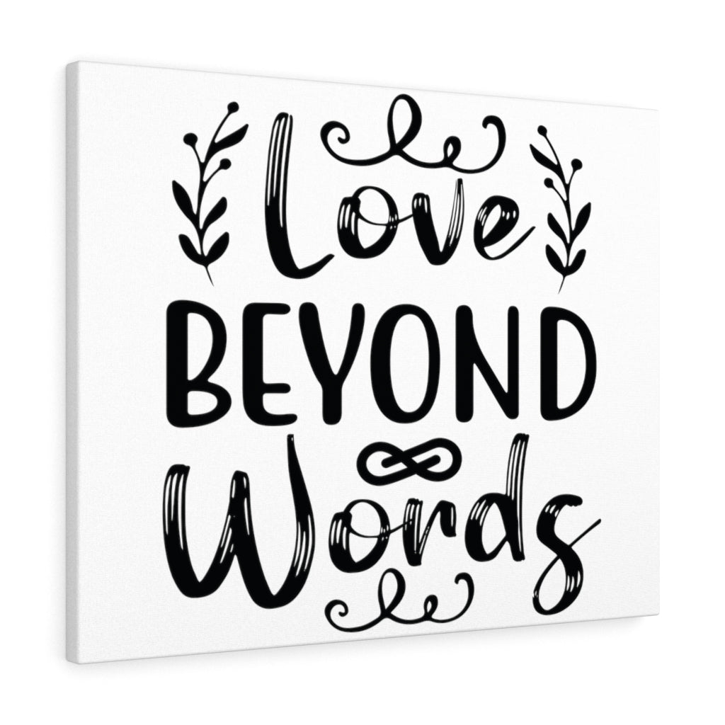 Scripture Walls Inspirational Wall Art Love Beyond Words Wall Art Motivation Wall Decor for Home Office Gym Inspiring Success Quote Print Ready to Hang Unframed-Express Your Love Gifts