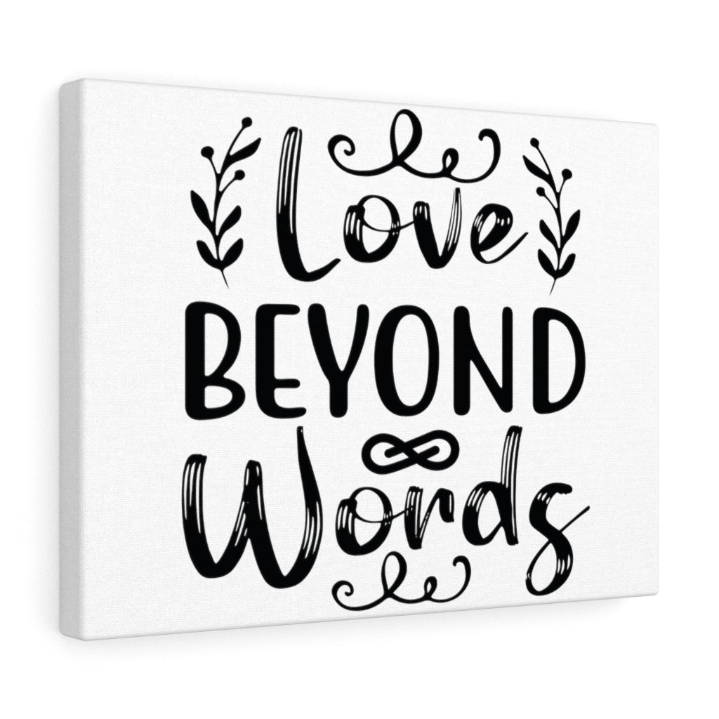 Scripture Walls Inspirational Wall Art Love Beyond Words Wall Art Motivation Wall Decor for Home Office Gym Inspiring Success Quote Print Ready to Hang Unframed-Express Your Love Gifts