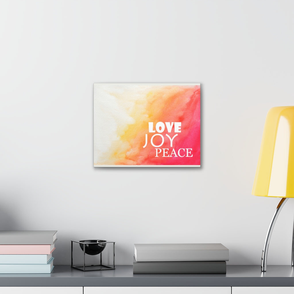 Scripture Walls Inspirational Wall Art Love Joy Peace Motivation Wall Decor for Home Office Gym Inspiring Success Quote Print Ready to Hang Unframed-Express Your Love Gifts