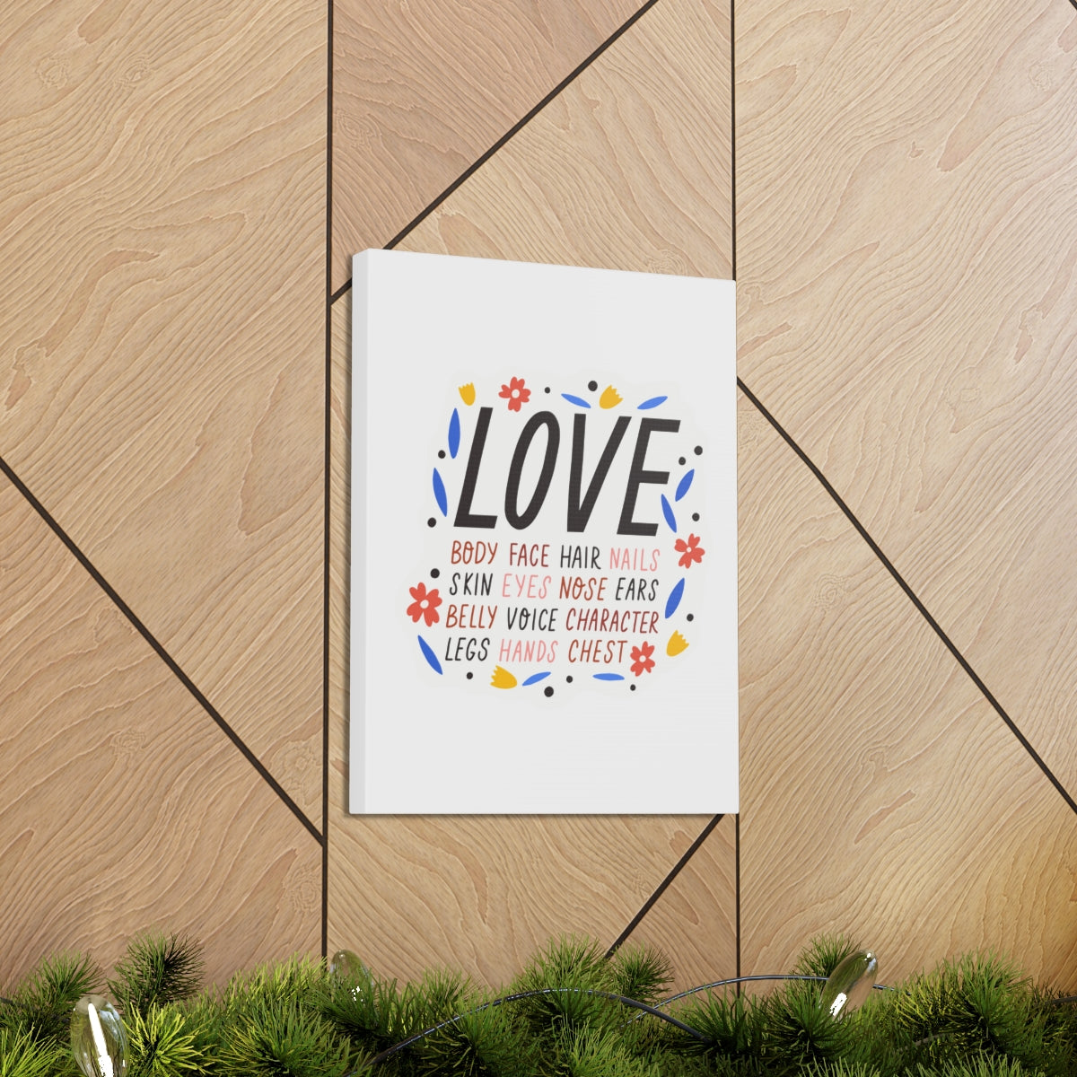 Scripture Walls Inspirational Wall Art Love Motivation Wall Decor for Home Office Gym Inspiring Success Quote Print Ready to Hang Unframed-Express Your Love Gifts