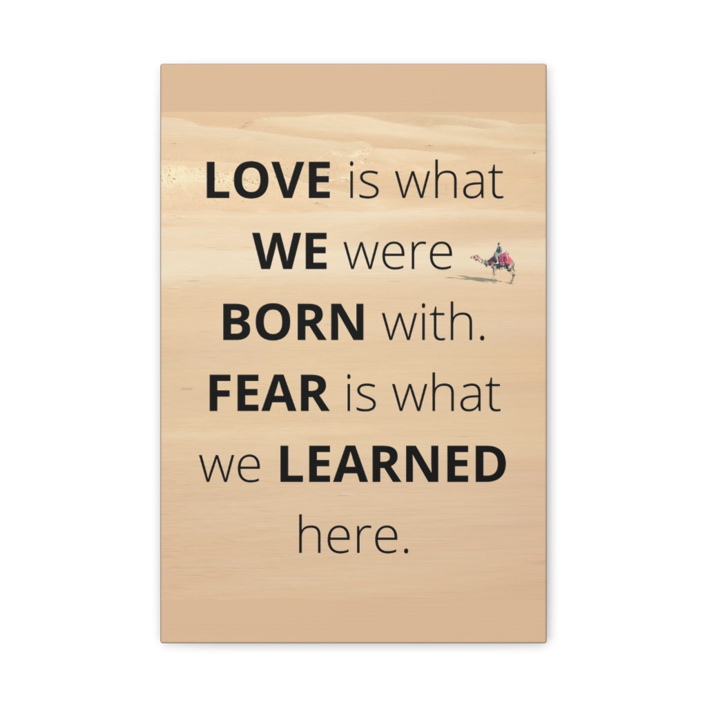 Scripture Walls Inspirational Wall Art Love We Were Born Motivation Wall Decor for Home Office Gym Inspiring Success Quote Print Ready to Hang Unframed-Express Your Love Gifts