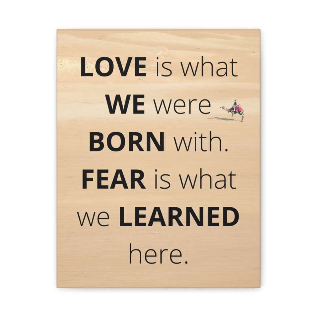 Scripture Walls Inspirational Wall Art Love We Were Born Motivation Wall Decor for Home Office Gym Inspiring Success Quote Print Ready to Hang Unframed-Express Your Love Gifts