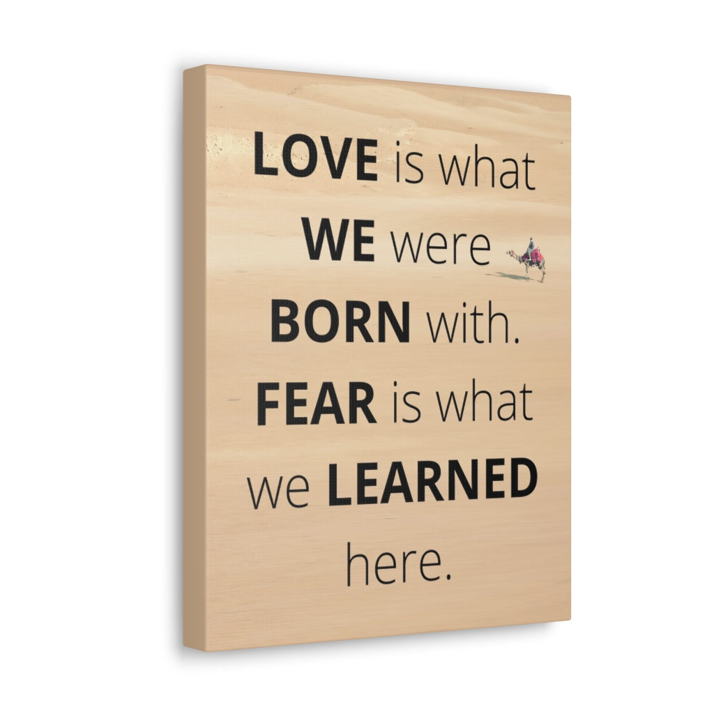 Scripture Walls Inspirational Wall Art Love We Were Born Motivation Wall Decor for Home Office Gym Inspiring Success Quote Print Ready to Hang Unframed-Express Your Love Gifts