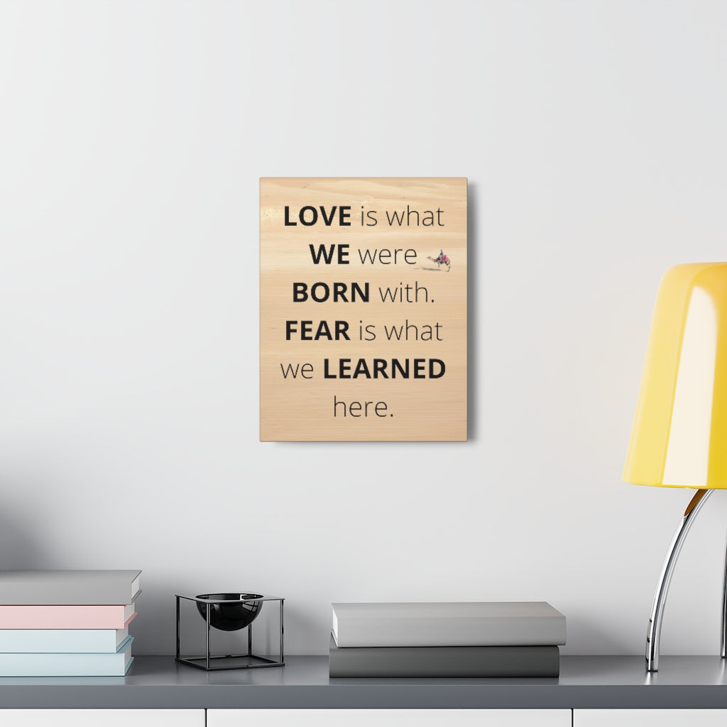 Scripture Walls Inspirational Wall Art Love We Were Born Motivation Wall Decor for Home Office Gym Inspiring Success Quote Print Ready to Hang Unframed-Express Your Love Gifts