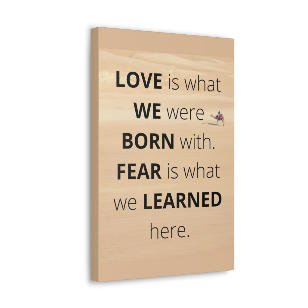 Scripture Walls Inspirational Wall Art Love We Were Born Motivation Wall Decor for Home Office Gym Inspiring Success Quote Print Ready to Hang Unframed-Express Your Love Gifts