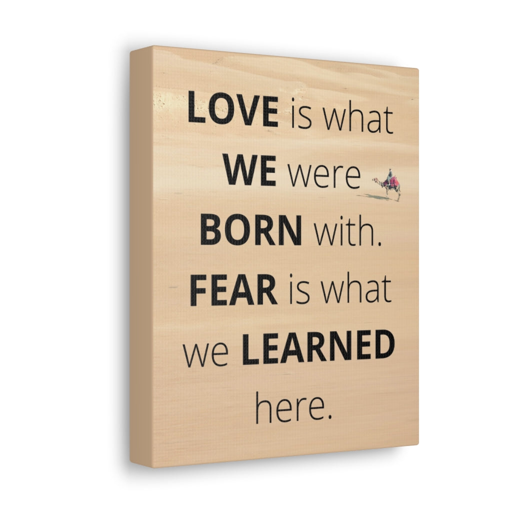 Scripture Walls Inspirational Wall Art Love We Were Born Motivation Wall Decor for Home Office Gym Inspiring Success Quote Print Ready to Hang Unframed-Express Your Love Gifts