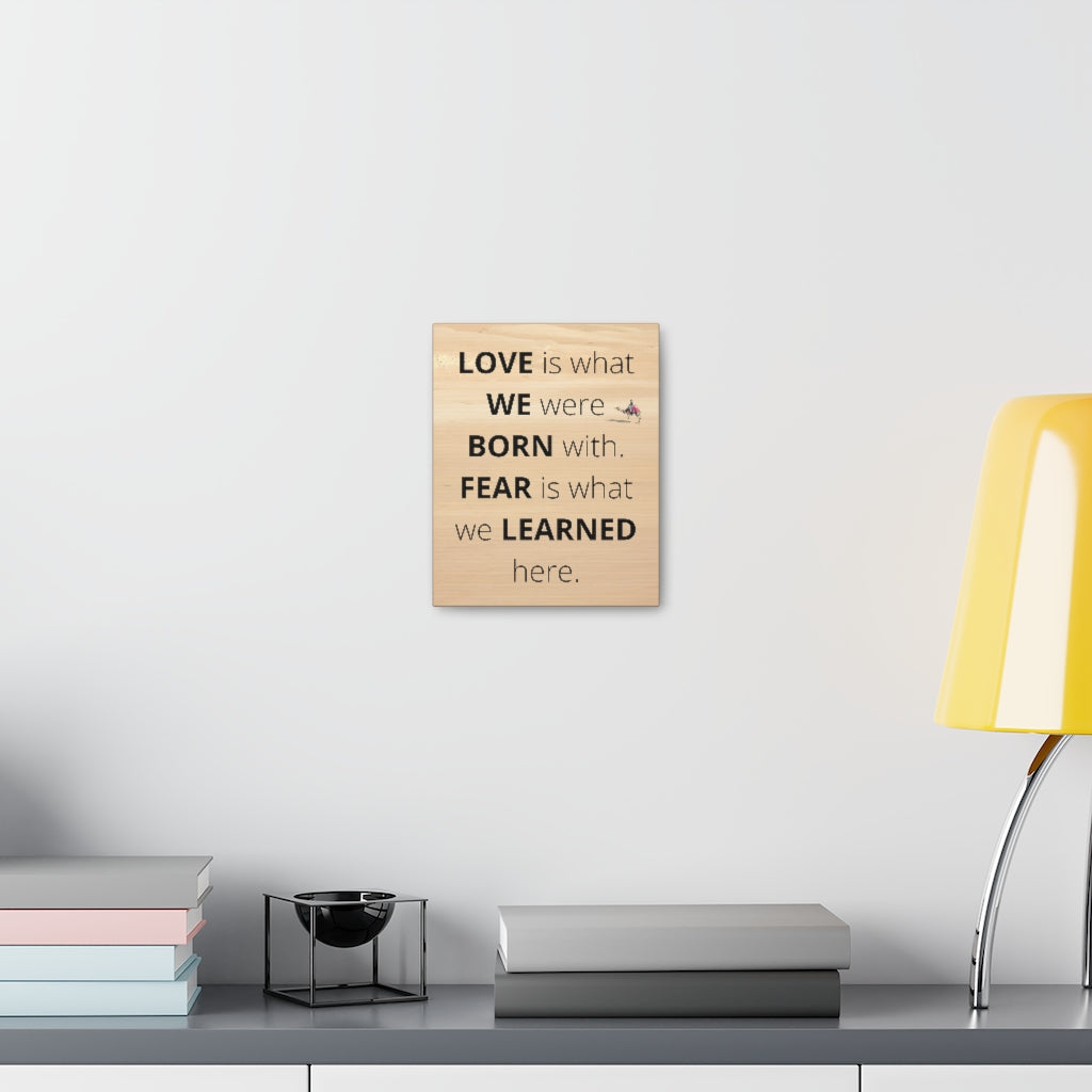 Scripture Walls Inspirational Wall Art Love We Were Born Motivation Wall Decor for Home Office Gym Inspiring Success Quote Print Ready to Hang Unframed-Express Your Love Gifts
