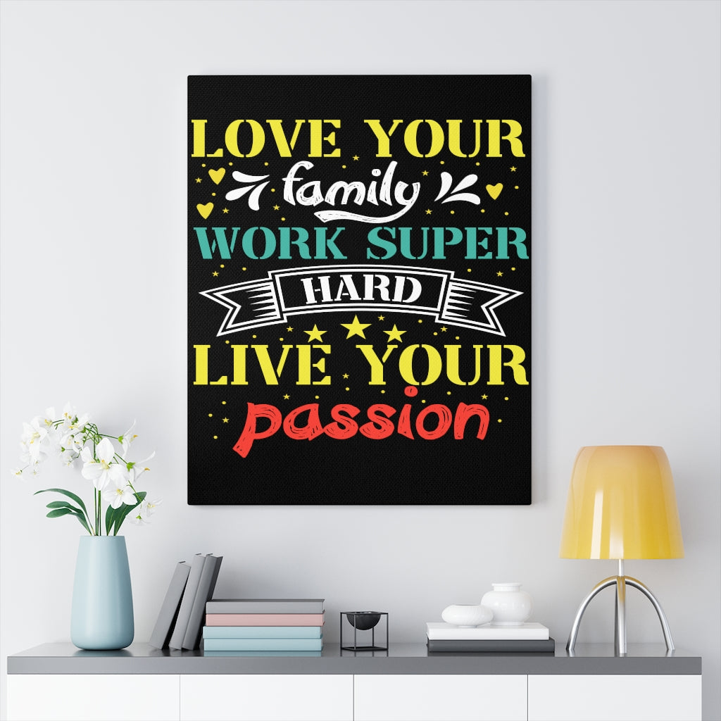 Scripture Walls Inspirational Wall Art Love Your Family Wall Art Motivation Wall Decor for Home Office Gym Inspiring Success Quote Print Ready to Hang Unframed-Express Your Love Gifts