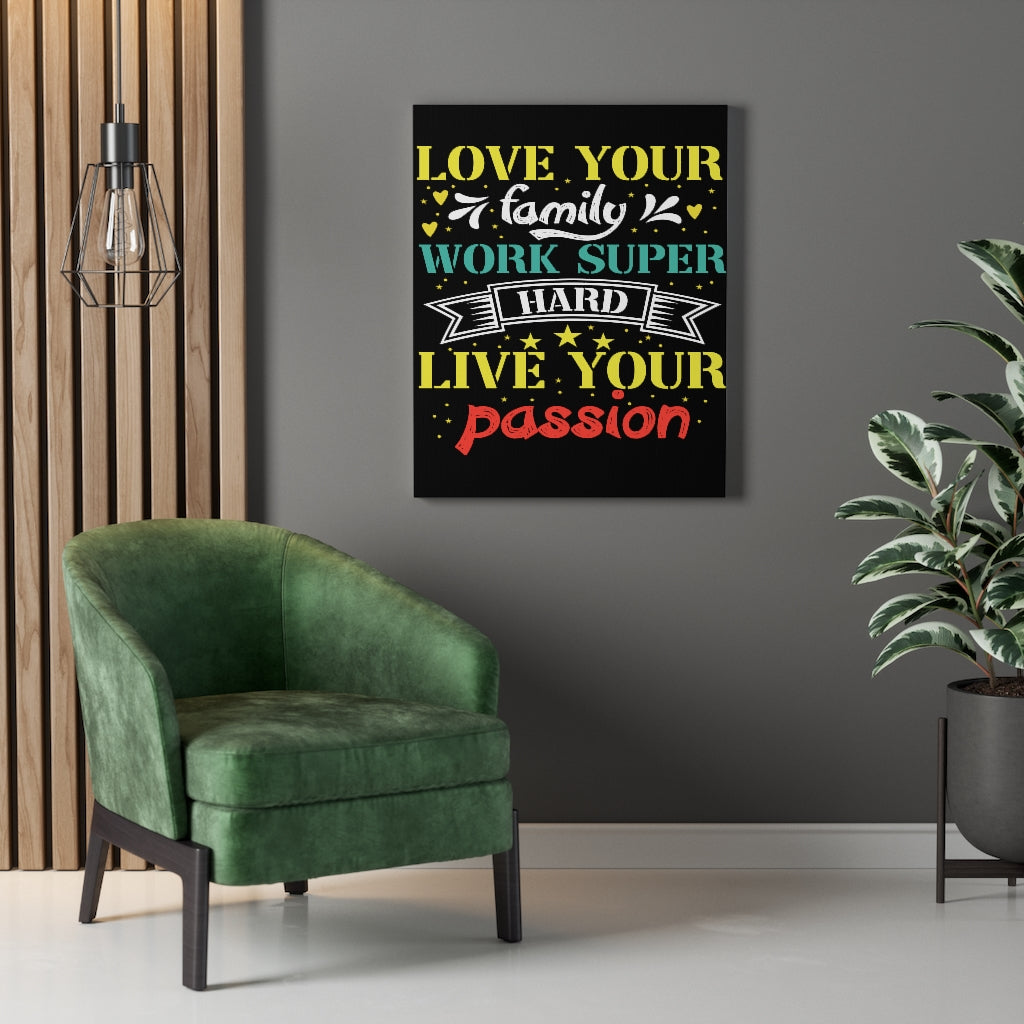 Scripture Walls Inspirational Wall Art Love Your Family Wall Art Motivation Wall Decor for Home Office Gym Inspiring Success Quote Print Ready to Hang Unframed-Express Your Love Gifts