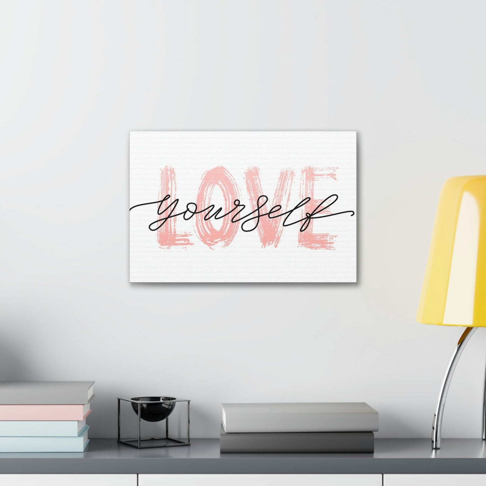 Scripture Walls Inspirational Wall Art Love Yourself Motivation Wall Decor for Home Office Gym Inspiring Success Quote Print Ready to Hang Unframed-Express Your Love Gifts