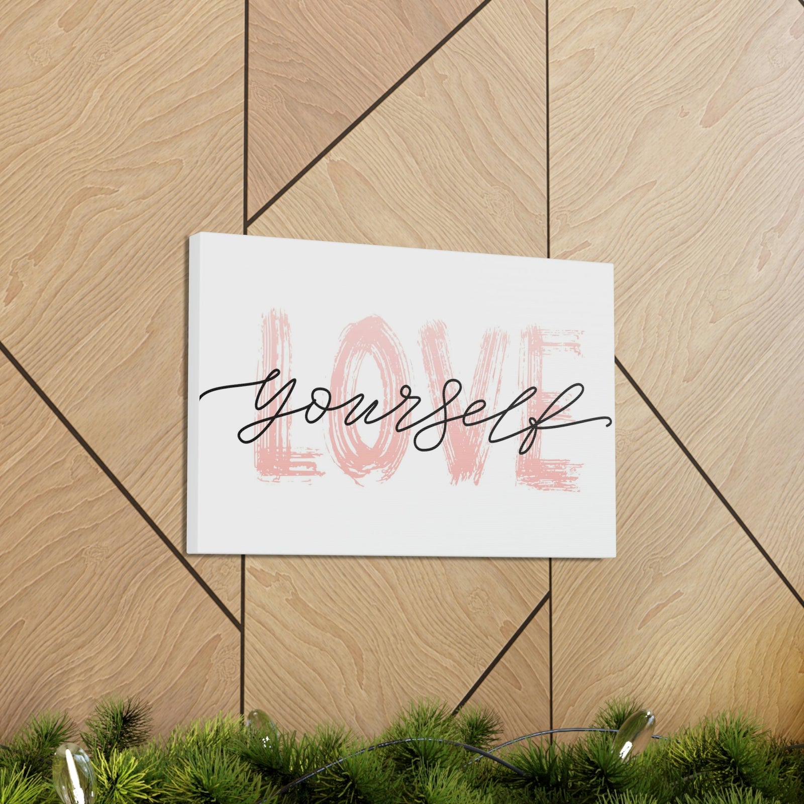 Scripture Walls Inspirational Wall Art Love Yourself Motivation Wall Decor for Home Office Gym Inspiring Success Quote Print Ready to Hang Unframed-Express Your Love Gifts