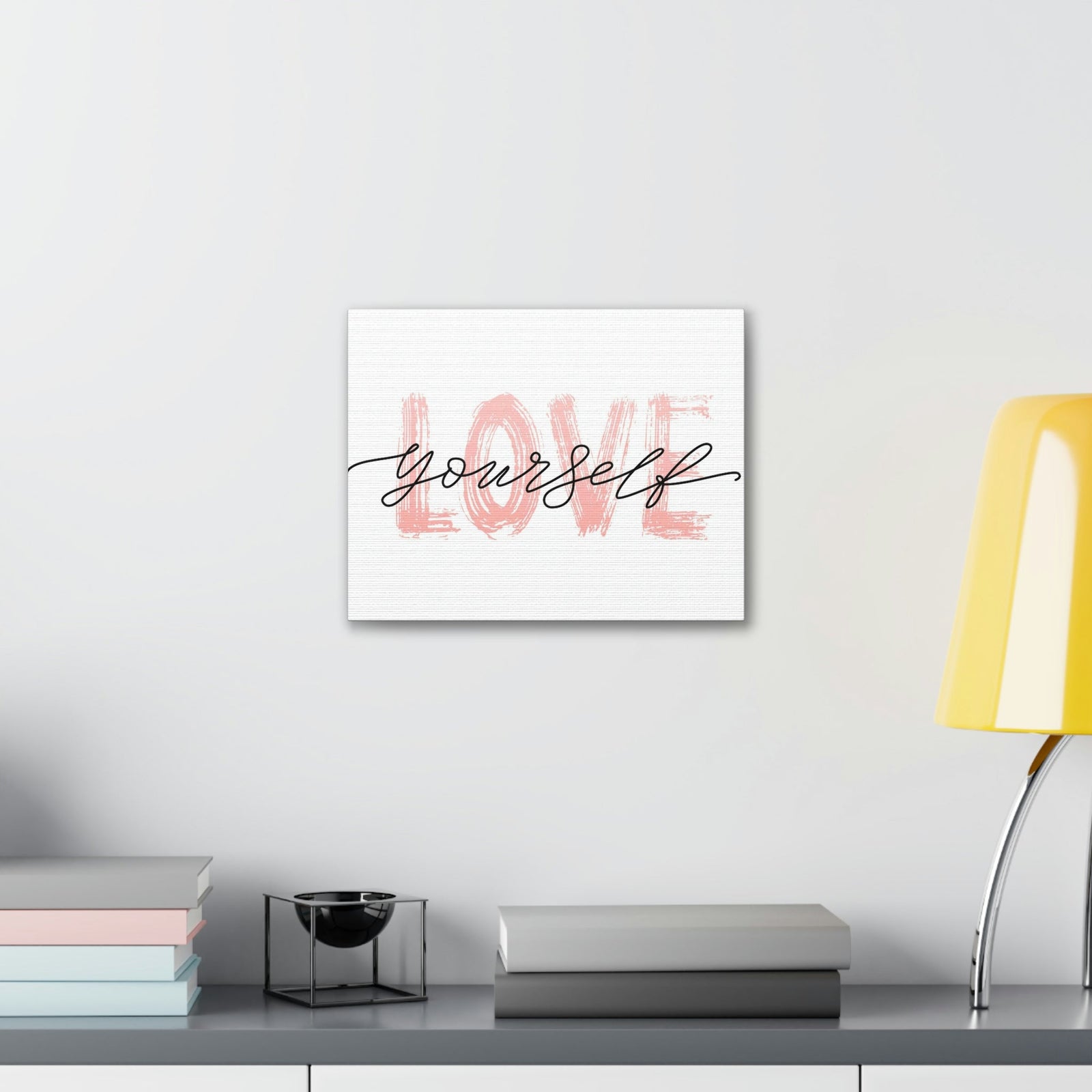 Scripture Walls Inspirational Wall Art Love Yourself Motivation Wall Decor for Home Office Gym Inspiring Success Quote Print Ready to Hang Unframed-Express Your Love Gifts