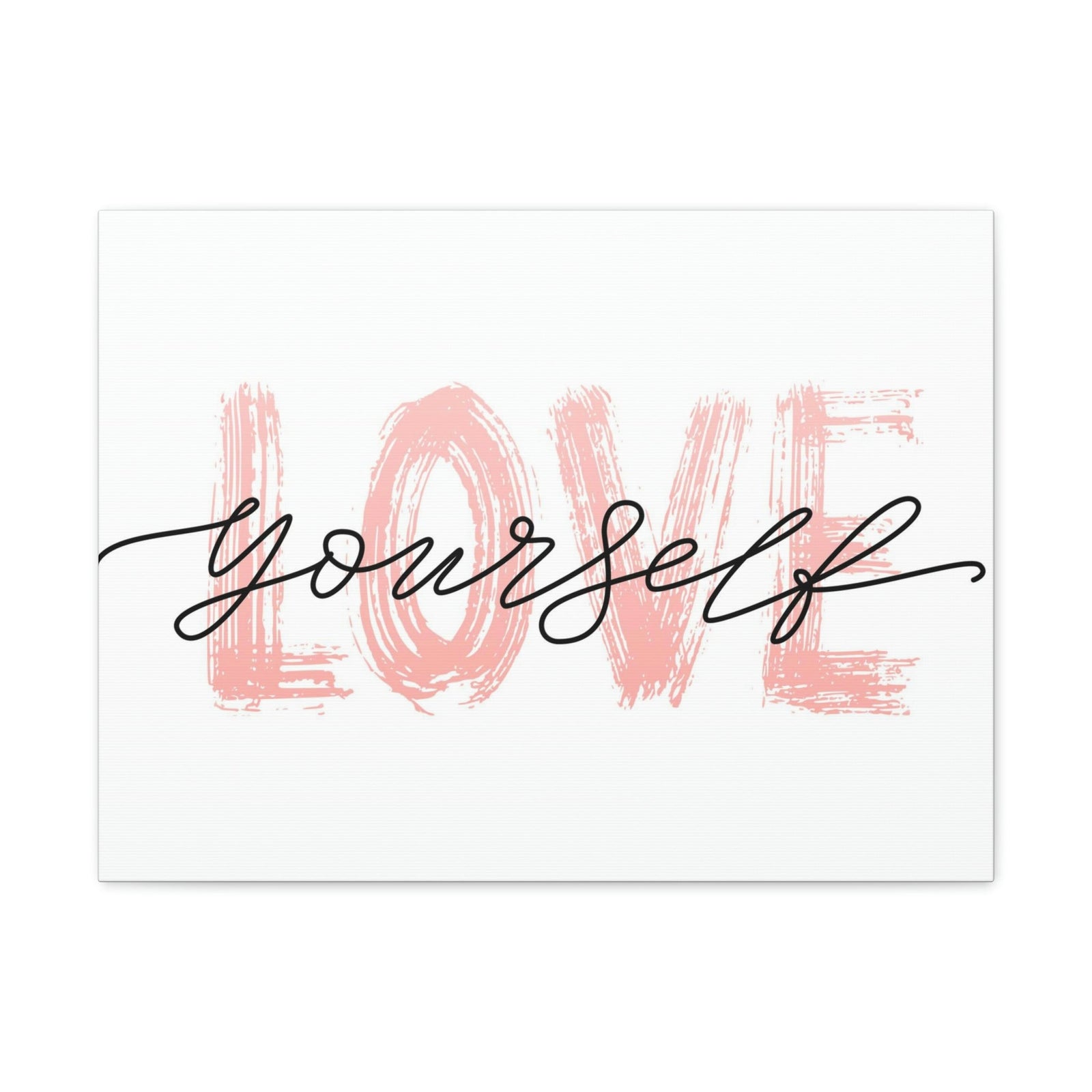 Scripture Walls Inspirational Wall Art Love Yourself Motivation Wall Decor for Home Office Gym Inspiring Success Quote Print Ready to Hang Unframed-Express Your Love Gifts