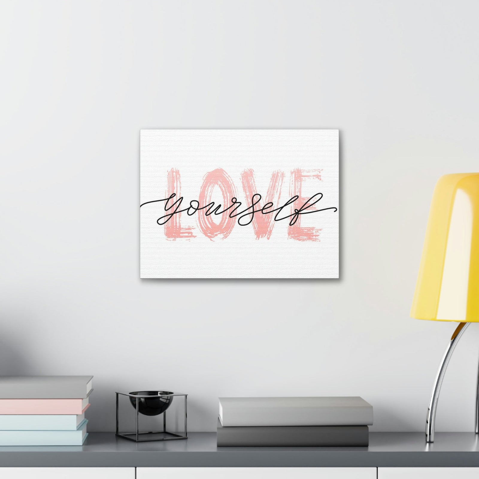 Scripture Walls Inspirational Wall Art Love Yourself Motivation Wall Decor for Home Office Gym Inspiring Success Quote Print Ready to Hang Unframed-Express Your Love Gifts