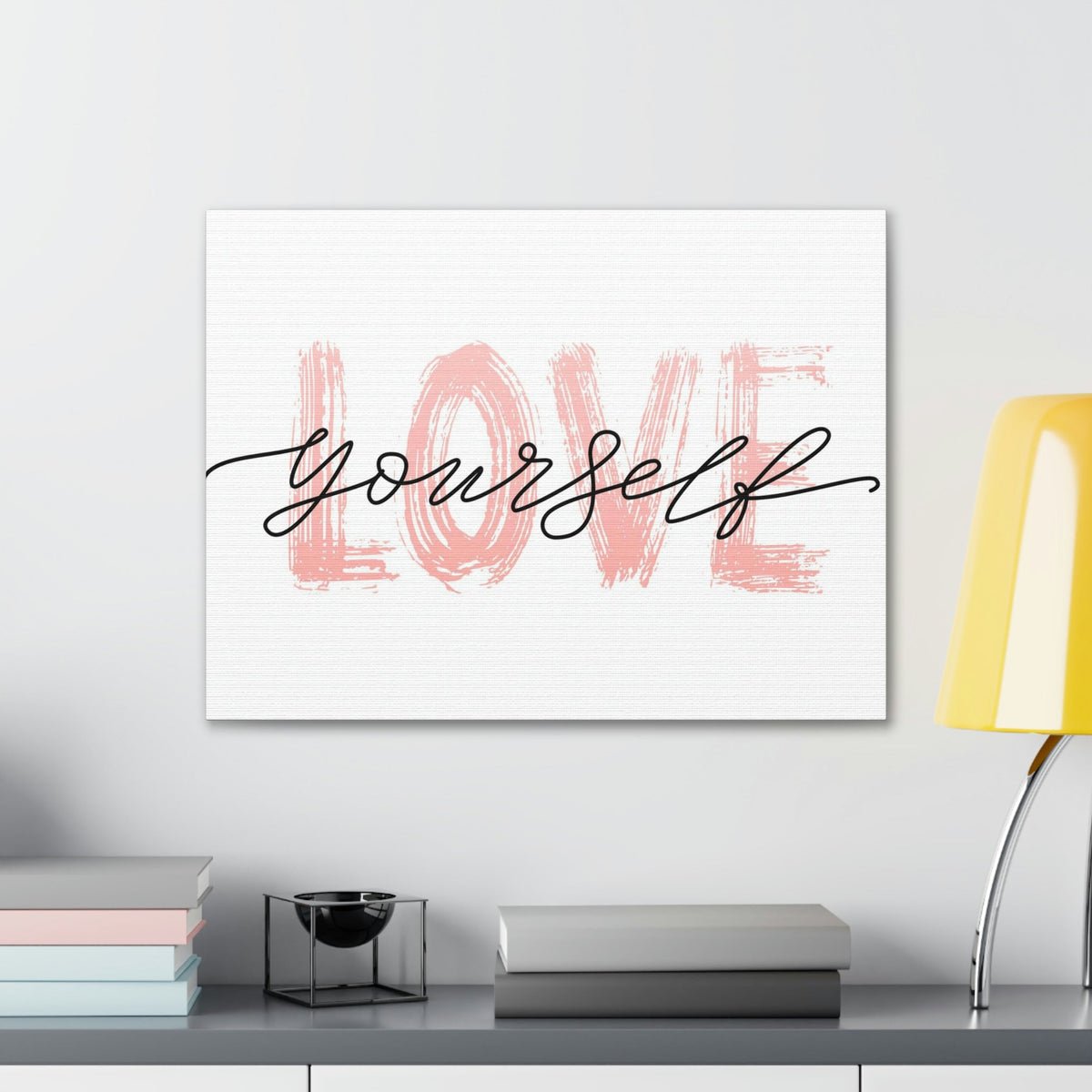 Scripture Walls Inspirational Wall Art Love Yourself Motivation Wall Decor for Home Office Gym Inspiring Success Quote Print Ready to Hang Unframed-Express Your Love Gifts