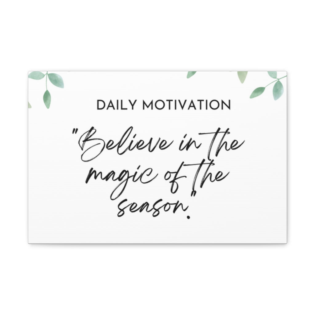 Scripture Walls Inspirational Wall Art Magic Of The Season Motivation Wall Decor for Home Office Gym Inspiring Success Quote Print Ready to Hang Unframed-Express Your Love Gifts