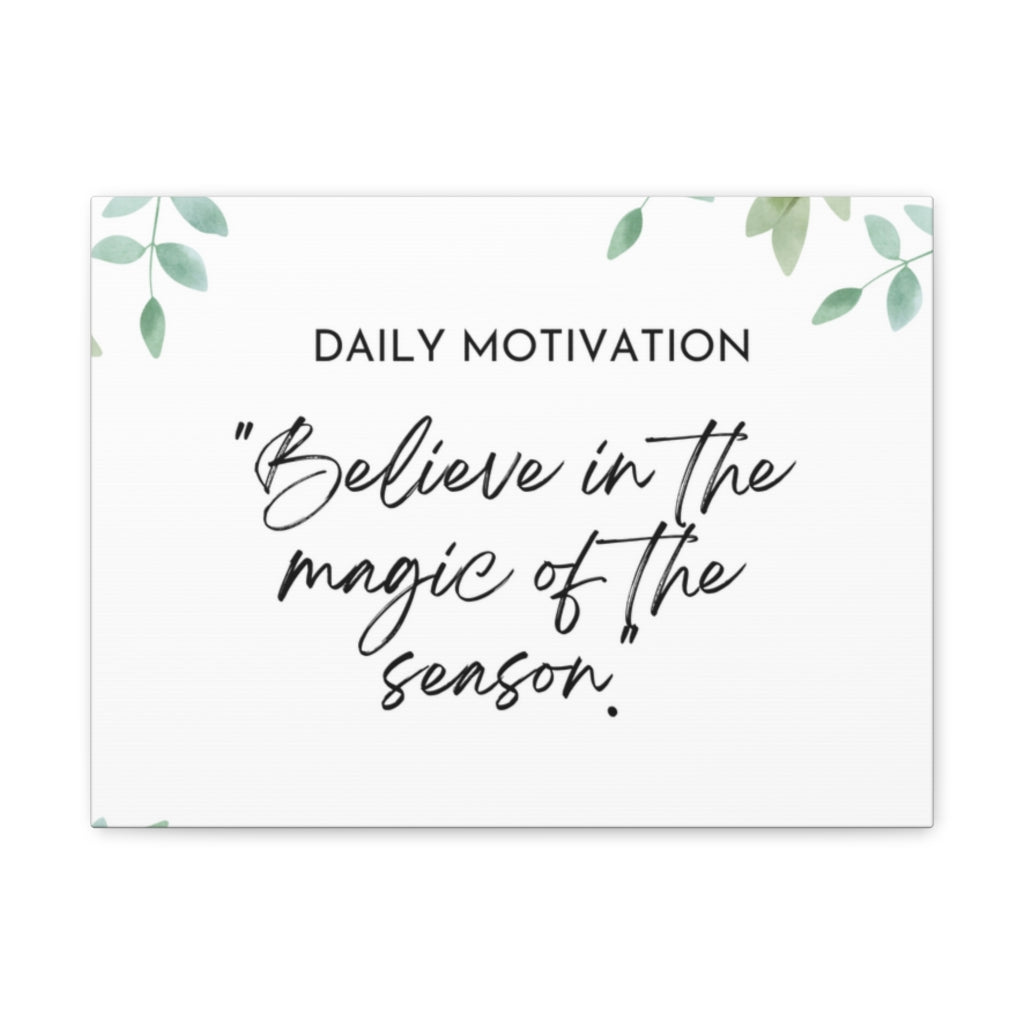 Scripture Walls Inspirational Wall Art Magic Of The Season Motivation Wall Decor for Home Office Gym Inspiring Success Quote Print Ready to Hang Unframed-Express Your Love Gifts