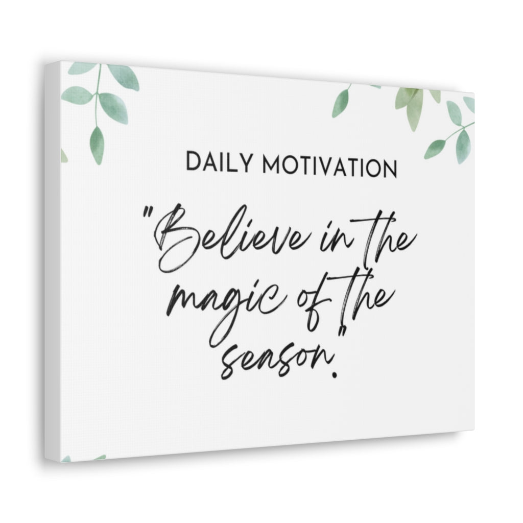 Scripture Walls Inspirational Wall Art Magic Of The Season Motivation Wall Decor for Home Office Gym Inspiring Success Quote Print Ready to Hang Unframed-Express Your Love Gifts