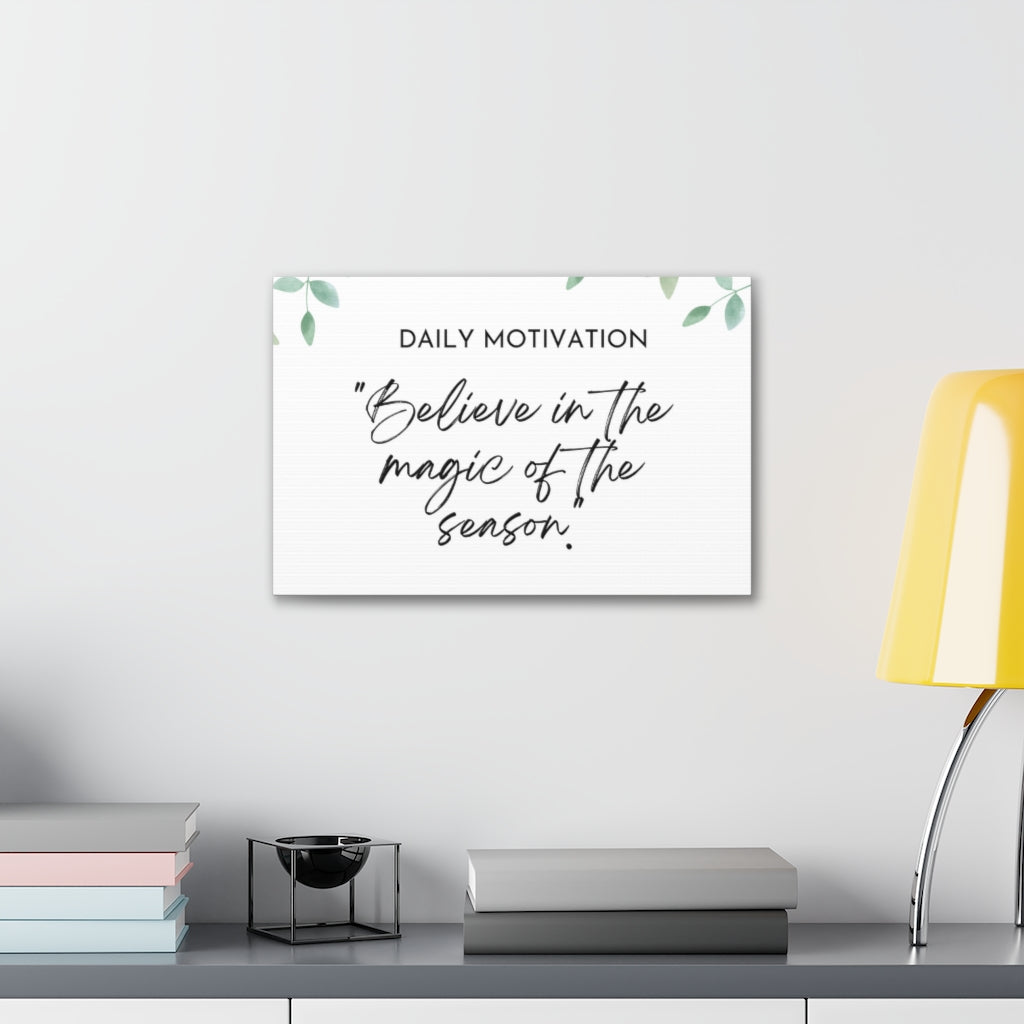 Scripture Walls Inspirational Wall Art Magic Of The Season Motivation Wall Decor for Home Office Gym Inspiring Success Quote Print Ready to Hang Unframed-Express Your Love Gifts