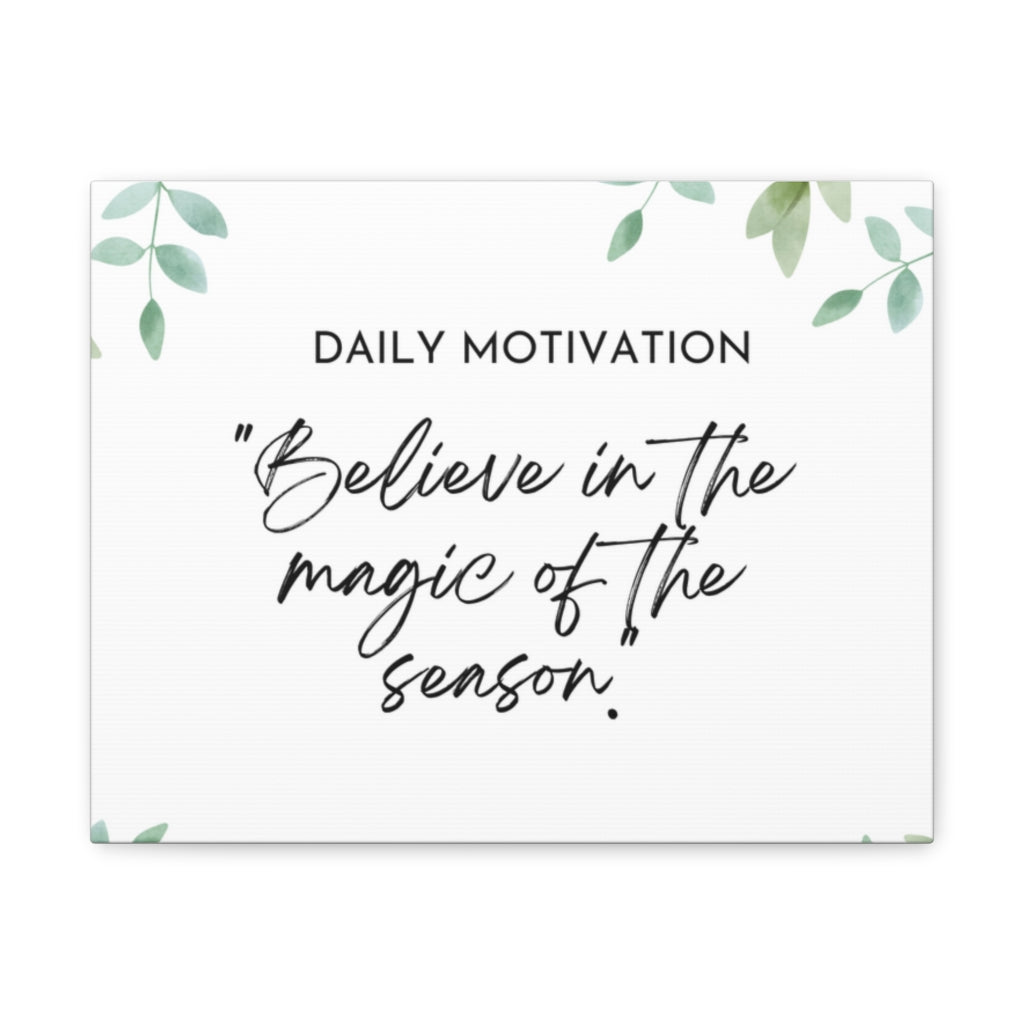 Scripture Walls Inspirational Wall Art Magic Of The Season Motivation Wall Decor for Home Office Gym Inspiring Success Quote Print Ready to Hang Unframed-Express Your Love Gifts