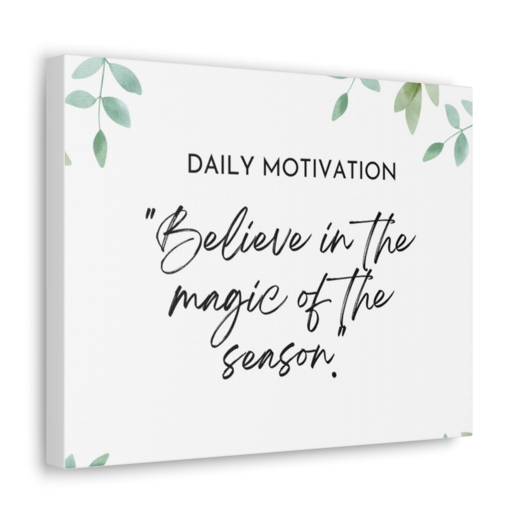 Scripture Walls Inspirational Wall Art Magic Of The Season Motivation Wall Decor for Home Office Gym Inspiring Success Quote Print Ready to Hang Unframed-Express Your Love Gifts
