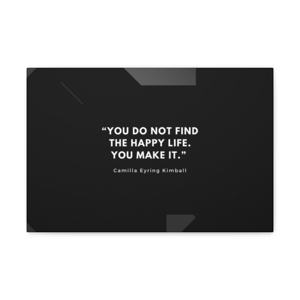 Scripture Walls Inspirational Wall Art Make A Happy Life Motivation Wall Decor for Home Office Gym Inspiring Success Quote Print Ready to Hang Unframed-Express Your Love Gifts