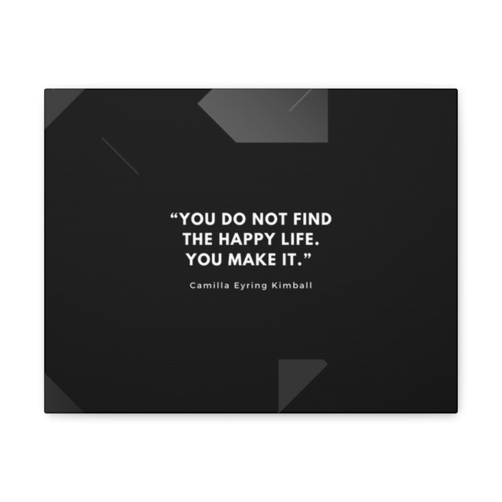 Scripture Walls Inspirational Wall Art Make A Happy Life Motivation Wall Decor for Home Office Gym Inspiring Success Quote Print Ready to Hang Unframed-Express Your Love Gifts