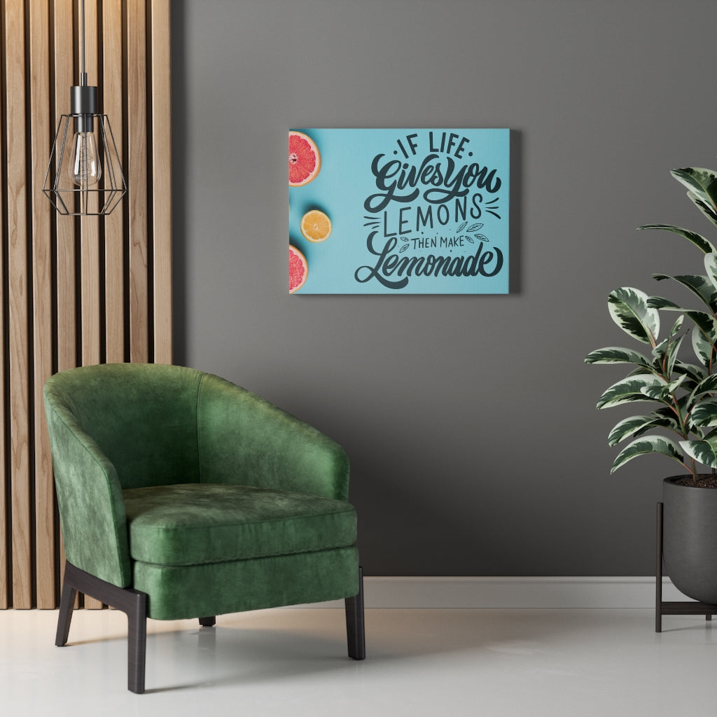 Scripture Walls Inspirational Wall Art Make A Lemonade Wall Art Motivational Motto Inspiring Prints Artwork Decor Ready to Hang Unframed-Express Your Love Gifts